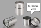 Maxiflow Dekoratif Paslanmaz Çelik Küllük H : 9 Cm İz Bırakmaz - 1