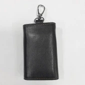 Kahve Renk-Kemere Asılan Deri Anahtarlık - 7