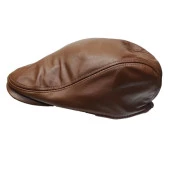 Klasik Kesim Deri Kasket Tek Parça Deri - 9