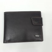 Siyah-Taba-Kahve Renkte Kartlık, Ehliyet Ve Kimlik Bölmeli Çıtçıtlı Model Deri Cüzdan - 5