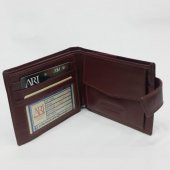 Siyah-Taba-Kahve Renkte Kartlık, Ehliyet Ve Kimlik Bölmeli Çıtçıtlı Model Deri Cüzdan - 6