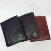 Siyah-Taba-Kahve Renkte Kartlık, Kimlik Bölmeli Yatay İç Kısımlı Deri Cüzdan - 6