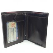 Siyah Renk Kartlık, Kimlik Bölmeli Kaliteli Deri Cüzdan - 3