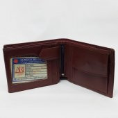 Kahve-Siyah-Taba Renkte Kartlık, Kimlik, Ehliyet Bölmeli İç Fermuarlı Yatay Deri Cüzdan - 5