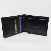 Kahve-Taba-Siyah Renkte Kartlık, Kimlik, Ehliyet Ve Fermuarlı İç Bölmeli Yatay Deri Cüzdan - 2