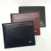 Taba-Siyah-Kahve Renkte Kartlık, Kimlik Ve Bozuk Para Bölmeli Yatay Deri Cüzdan - 9