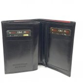 Siyah-Taba-Kahve Renkte Kartlık, Kimlik Ve Açılan İç Bölmeli Deri Cüzdan - 11