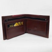 Kahve-Siyah-Taba Renkte Kartlık, Kimlik, Ehliyet, Bozuk Ve Fermuarlı Para Bölmeli Yatay Deri Cüzdan - 12