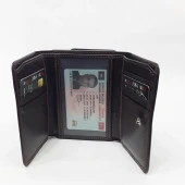 Deri Cüzdan Bayan Kahve Renk - 8