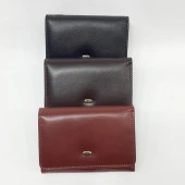 Siyah Renk Bayan Deri Cüzdan Çok Bölmeli - 7