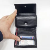 Siyah Renk Bayan Deri Cüzdan - 8