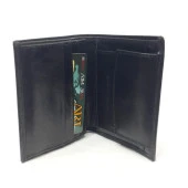 Siyah-Taba-Kahve Renkte Kartlık, Ehliyet Ve Kimlik Bölmeli Bozuk Para Gözlü Deri Cüzdan - 12