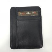 Siyah-Taba-Kahve Renkte Kart Cepli Dikey Model Hakiki Deri Kartlık - 6