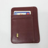 Siyah-Taba-Kahve Renkte Kart Cepli Dikey Model Hakiki Deri Kartlık - 8