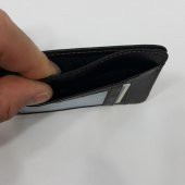 Siyah-Taba-Kahve Renkte Dikey Model Hakiki Deri Kartlık - 8