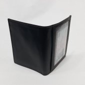 Siyah-Taba-Kahve Renkte Yatay Model Hakiki Deri Arkada Kimlik Bölmeli Kartlık - 12