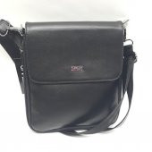 Altı Fermuarlı Hakiki Deri Omuz Çantası - 9