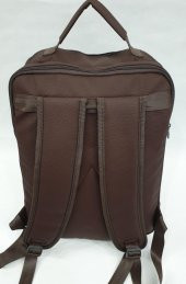 İmitasyon Deri Leptop Sırt Çantası - 4