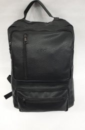İmitasyon Deri Leptop Sırt Çantası - 5