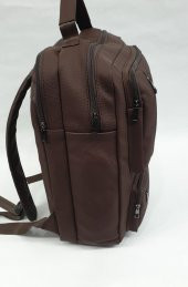 İmitasyon Deri Leptop Sırt Çantası - 12