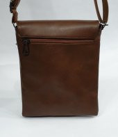 Klasik Mıknatıslı Kapaklı Deri El Çantası - 2