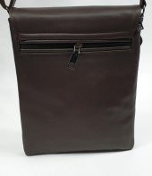 Klasik Mıknatıslı Kapaklı Deri El Çantası - 9