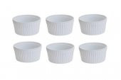 Cooker Ckr 3018 Seramik Beyaz Sufle Kabı 6 Lı - 1