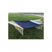 Bilen Hamak Kumaş Hamak Yastıklı 150 cm.Lacivert-Mavi - 2