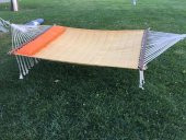 Bilen Hamak Kumaş Hamak Yastıklı 150 cm. Hardal Rengi - 1