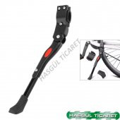 HSGL BİSİKLET ARKA KADRO BAĞLANTILI AYARLANABİLİR DESTEK SİYAH AYAK - 2