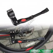 HSGL BİSİKLET ARKA KADRO BAĞLANTILI AYARLANABİLİR DESTEK SİYAH AYAK - 6