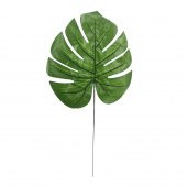5 Adet Yapay Devetabanı Monstera Yaprağı 27x28cm - 1