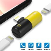 İphone 7-8-X Kulaklık ve Şarj Girişi Çoklayıcı Lightning Adaptör - 3