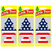 Little Trees Amerikan Bayraklı Vanilla Pride Oto Kokusu 3 Adet - 1