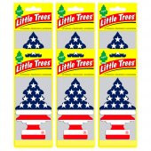 Little Trees Amerikan Bayraklı Vanilla Pride Oto Kokusu 6 Adet - 1