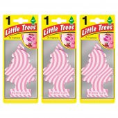 Little Trees 3lü Bubble Gum Sakız Aromalı Asma Oto Kokusu - 1