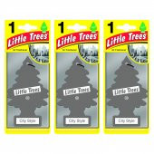 Little Trees 3lü City Style Baharat ve Odun Aromalı Asma Oto Kok - 1