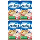 Aptamil Sütlü Bisküvili Kaşık mama 250 gr X 4 Adet - 1