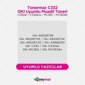 Oki MC363 Muadil Toner Set CMYK - 3
