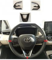 Oled Garaj Toyota Corolla Direksiyon Alt Ve Düğme Kaplaması Karbon (2019+) - 1
