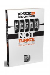 BENİM HOCAM KPSS LİSE ÖN LİS.TÜRKÇE MOTTO DERS NOTLARI - 1