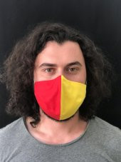 Taraftar Galatasaray Yıkanabilir Bez Maske - 2