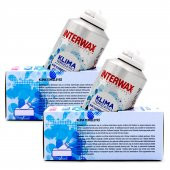 INTERWAX LİMON KOKULU KLİMA TEMİZLEYİCİ KLİMA FRESH 150 ML (2ADET) - 1
