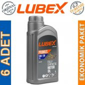 Lubex Primus EC 5W-30 1 Lt Tam Sentetik Motor Yağı (6 Adet) - 1