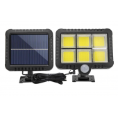 120 COB LED Hareket Sensörlü Solar Güneş Enerjili LED Aydınlatma Lamba - 1
