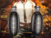 Baseus El Bombası Tasarımlı PUBG Oyun Kolu, Grenade Handle Pubg Oyun Tetik Konsolu - 2