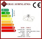Eray Aydınlatma 5100-3 Krom Led Avize thumbnail 4