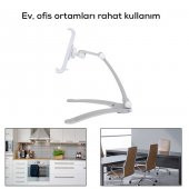 360 Dönebilen Mutfak ve Sabit Oda Tablet - Telefon Standı - 4