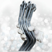 10 Adet 150 Cm Metal Spiral Bitki Destek Çubuğu Fidan Bağlama Teli ve Çiçek Teli - 2