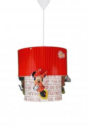 YKC Minnie Mouse Çocuk Odası 3D Tavan Sarkıt-4104 Lisanslı - 1